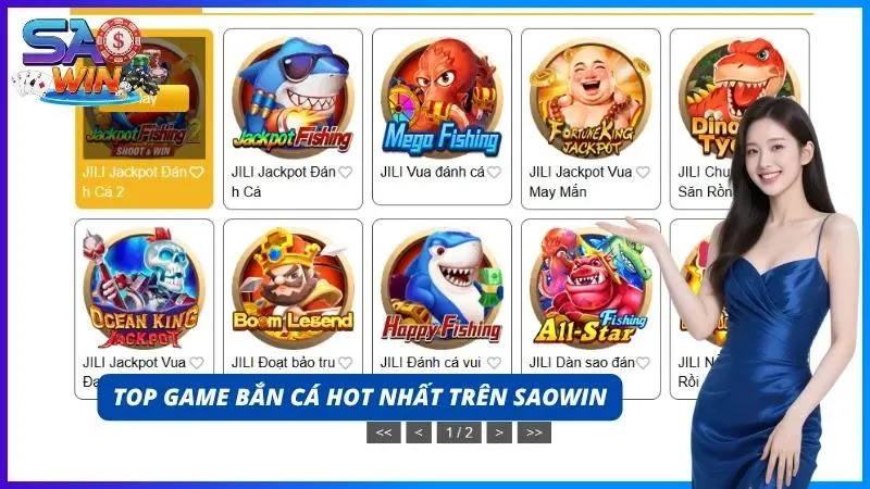 Điểm danh những tựa game bắn cá đình đám nhất tại sảnh