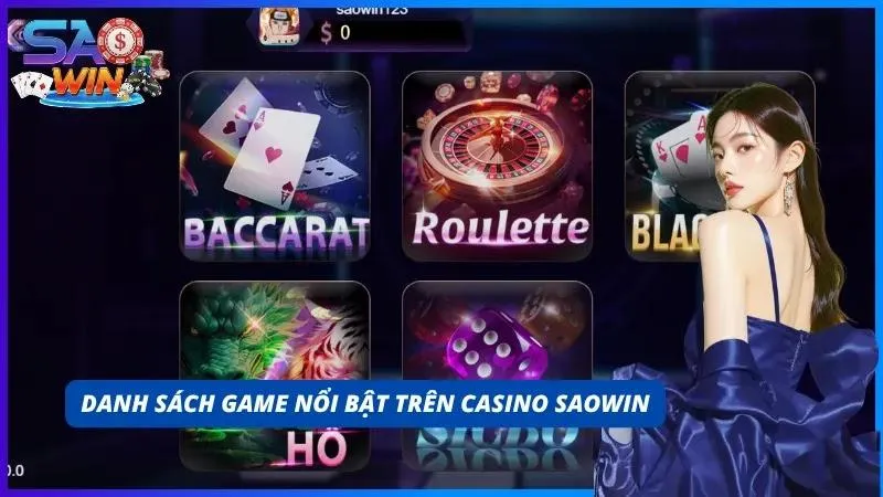 Khám phá kho trò chơi phong phú tại sảnh casino