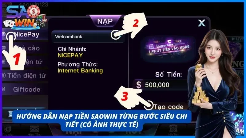Hướng dẫn cấp vốn chi tiết từng bước từ A-Z từ cổng game đưa ra cho từng phương thức