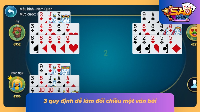 Mậu Binh | Luật Chơi, Cách Tính Chi Và Mẹo Xếp Bài Chuẩn Chỉ 4 Bàn bài mô phỏng những tình huống có thể khiến kết quả thay đổi nhanh
